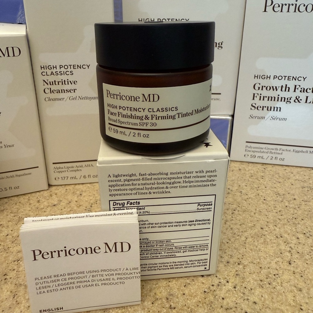 Perricone MD High Potency Face Finishing & Firming Tinted Moisturizer SPF 30 NEW